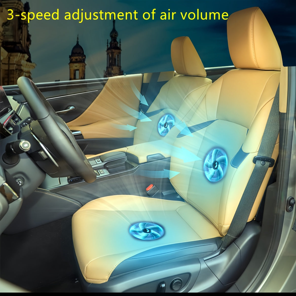 Car Seat Blower Suitable for Lexus ES Front Seat Heating Backrest Cooling Ventilation Motor Special Button Control