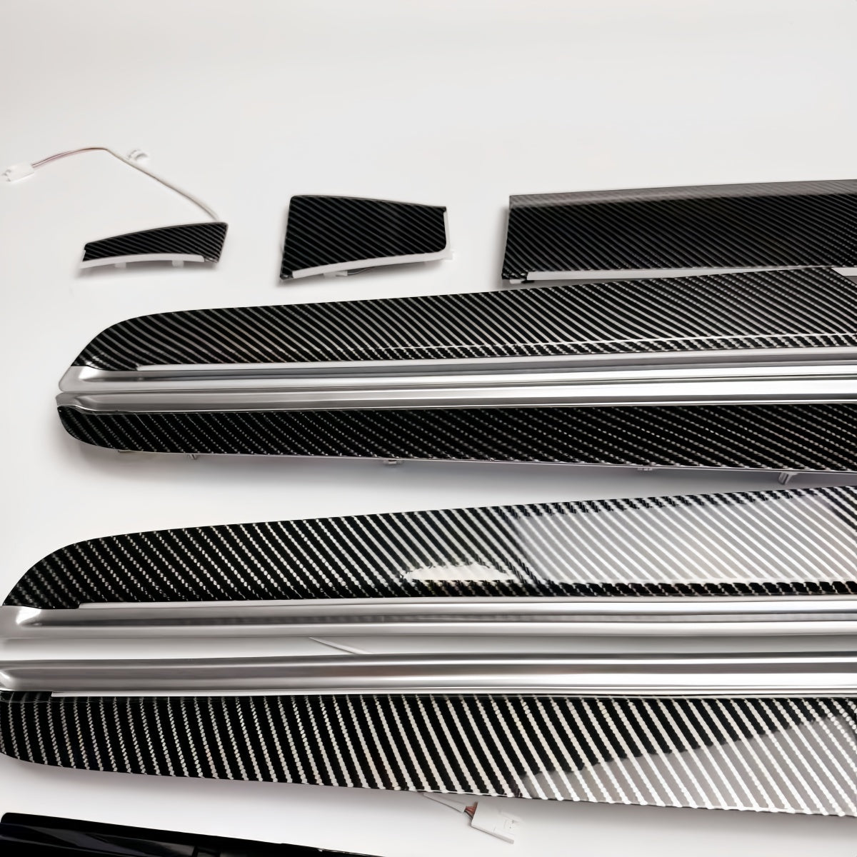 For Porsche Macan Ambient light parts Door LED light guide strip Interior Atmosphere Steering wheel APP 64 colors