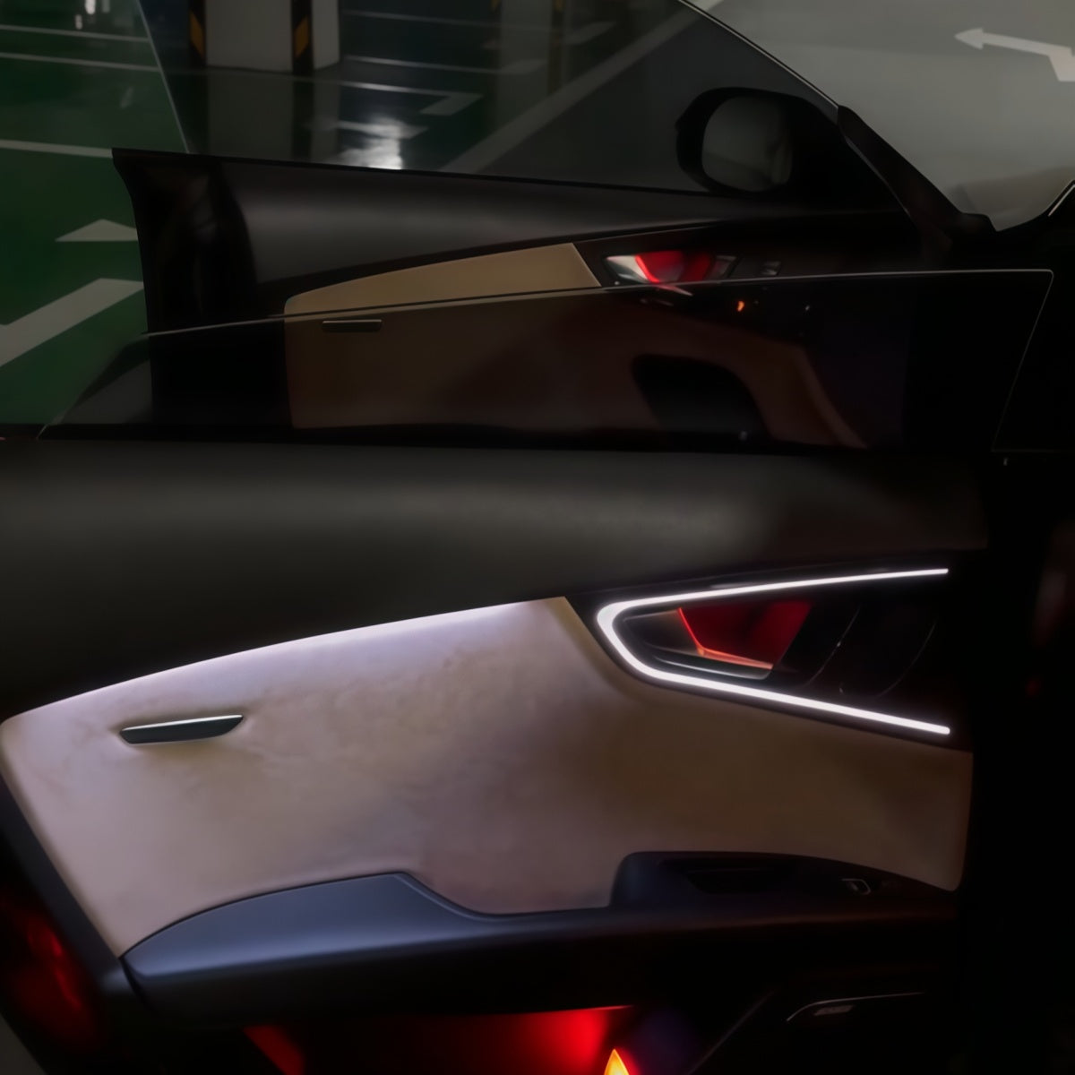 Car Atmosphere light Suitable for Audi A7 C7 Door LED decorative panel light 64 colors interior Atmosphere modification