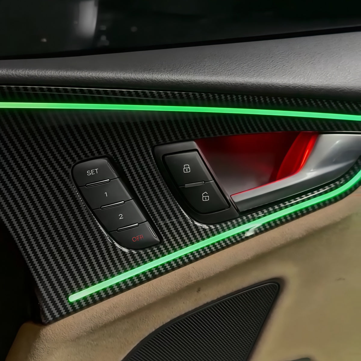 Car Atmosphere light Suitable for Audi A7 C7 Door LED decorative panel light 64 colors interior Atmosphere modification