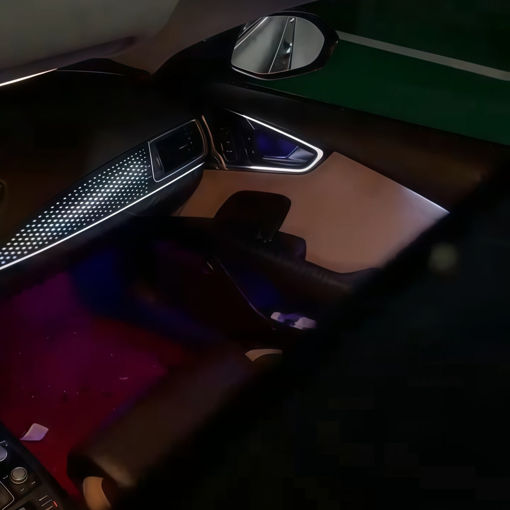 Car Atmosphere light Suitable for Audi A7 C7 Door LED decorative panel light 64 colors interior Atmosphere modification