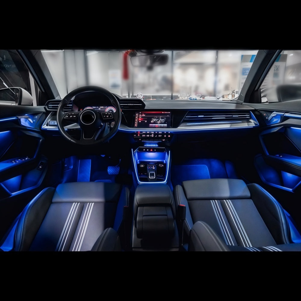 Automotive LED ambient light for Audi A3 S3 Door light guide strip Instrument panel vent interior atmosphere modification parts